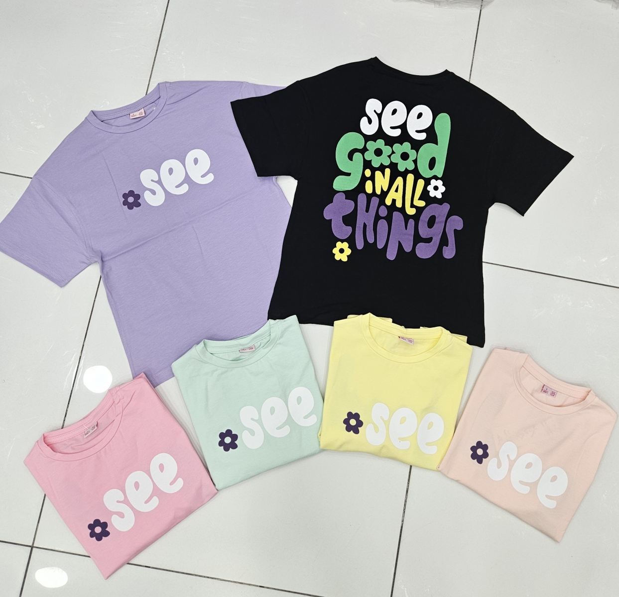 TSHIRT SEE ARKA BAS K.KOL