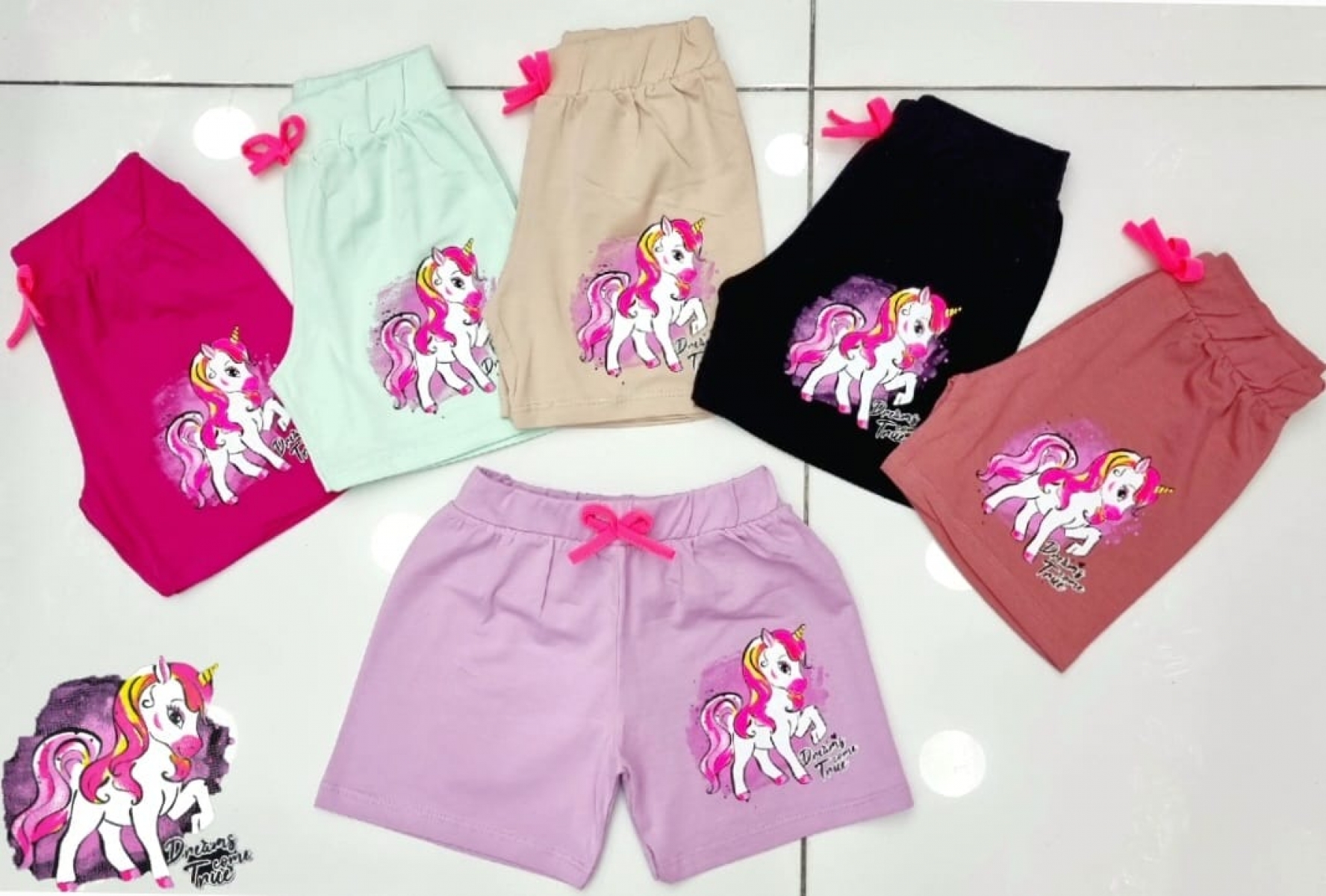 SORT KIZ UNICORN BAS 