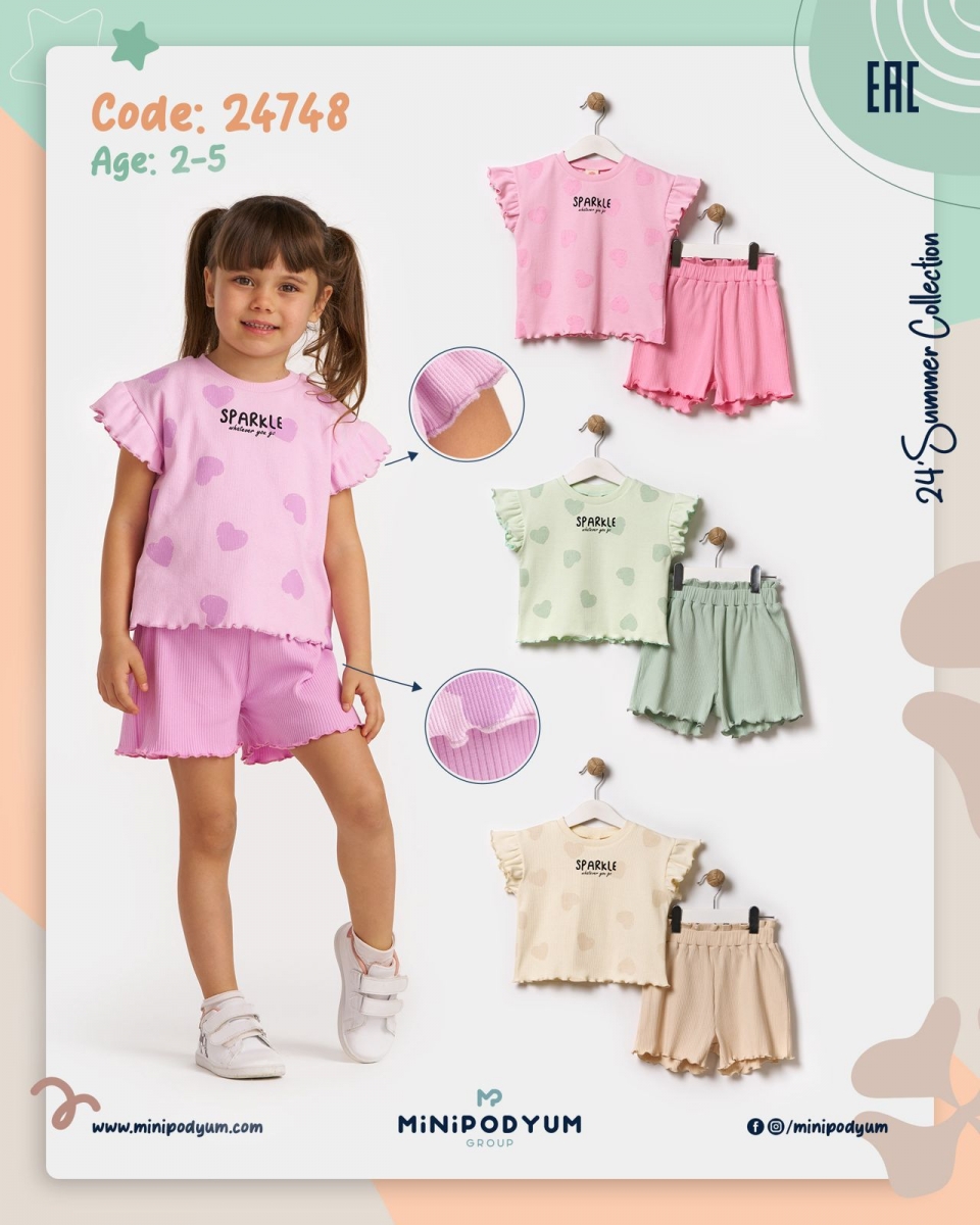 TAKIM SPARKLE BAS SORTLU K.KOL