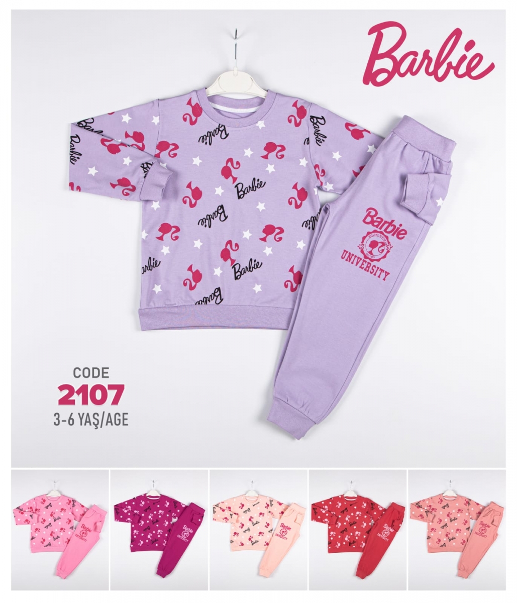 TAKIM KIZ MEVSIMLIK BARBIE BASK. U KOL