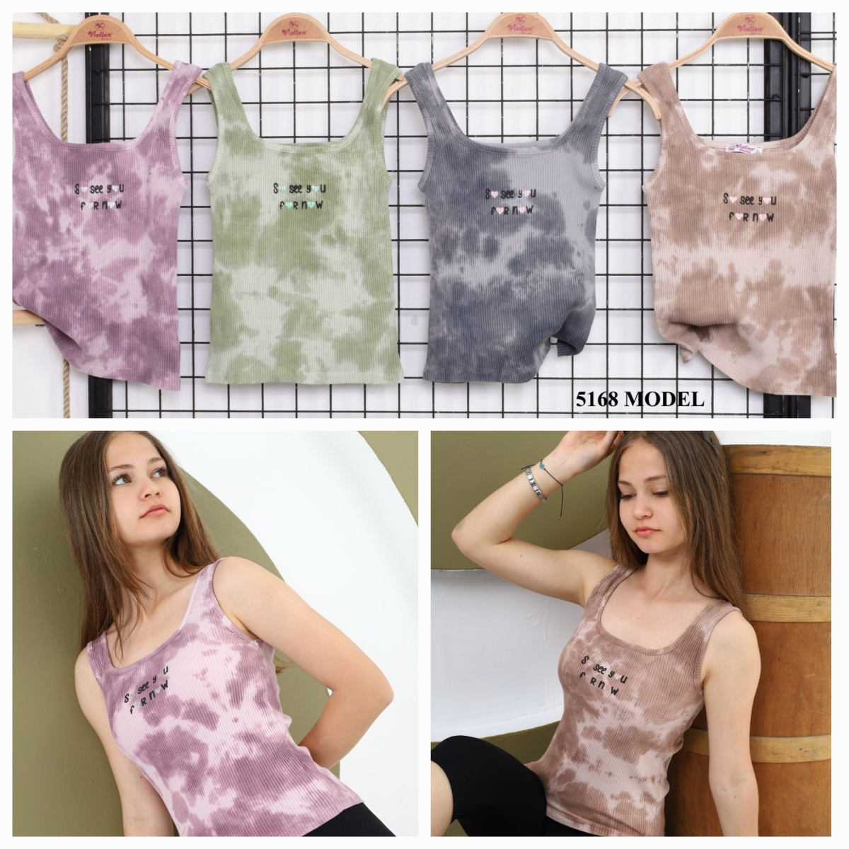 ATLET BATIK DESENLI KOLSUZ