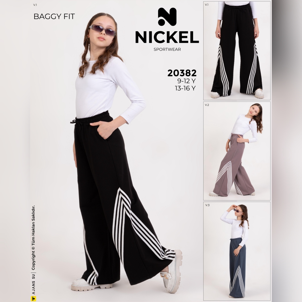 ESOFTMAN ALT BUYUK YAS 4 SERITLI PANTOLON BAGY FIT