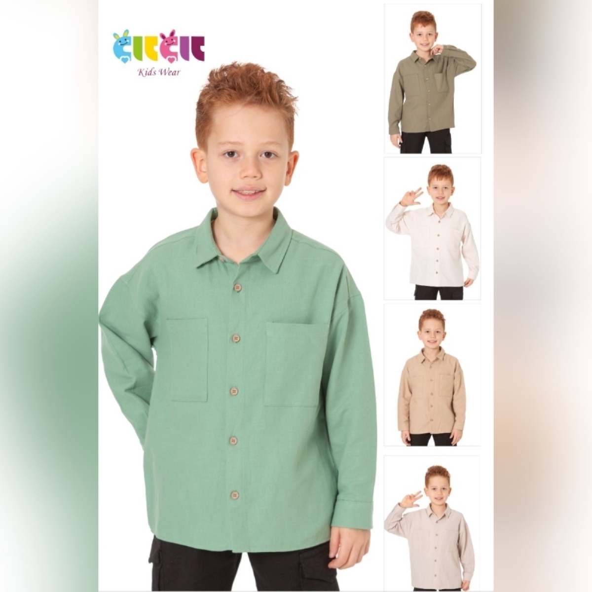 GOMLEK OVERSIZE GARSON CEPLI U.KOL