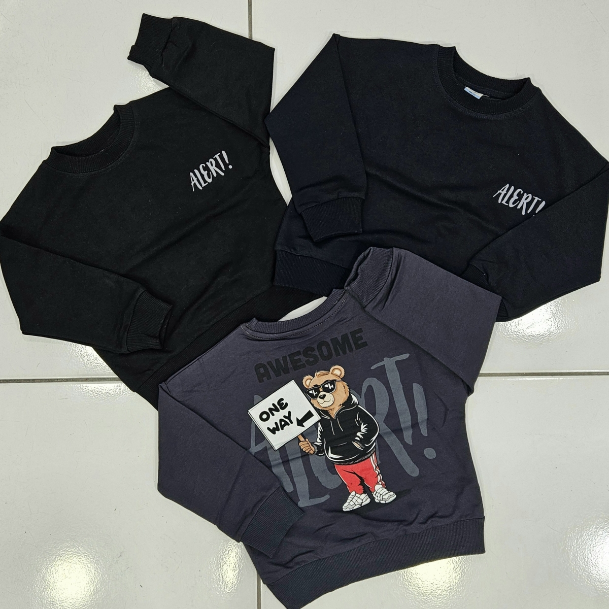 SWEAT ERKEK ÖN ARKA BASK. U KOL