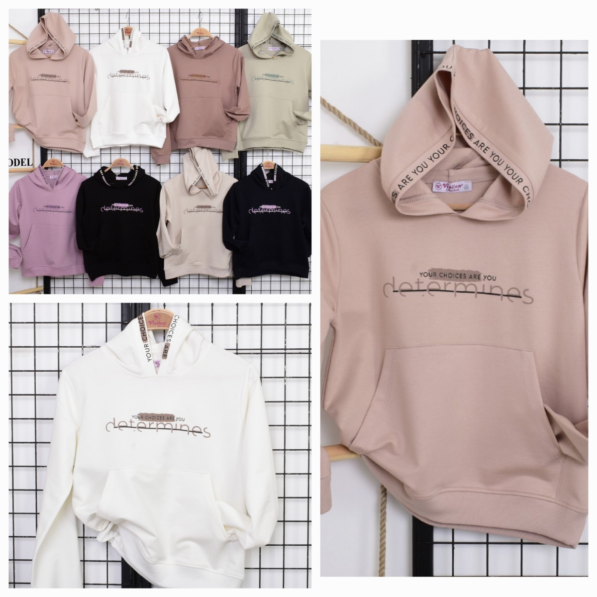 SWEAT KAPSONLU YOUR CHOICES BAS U.KOL IKI IP