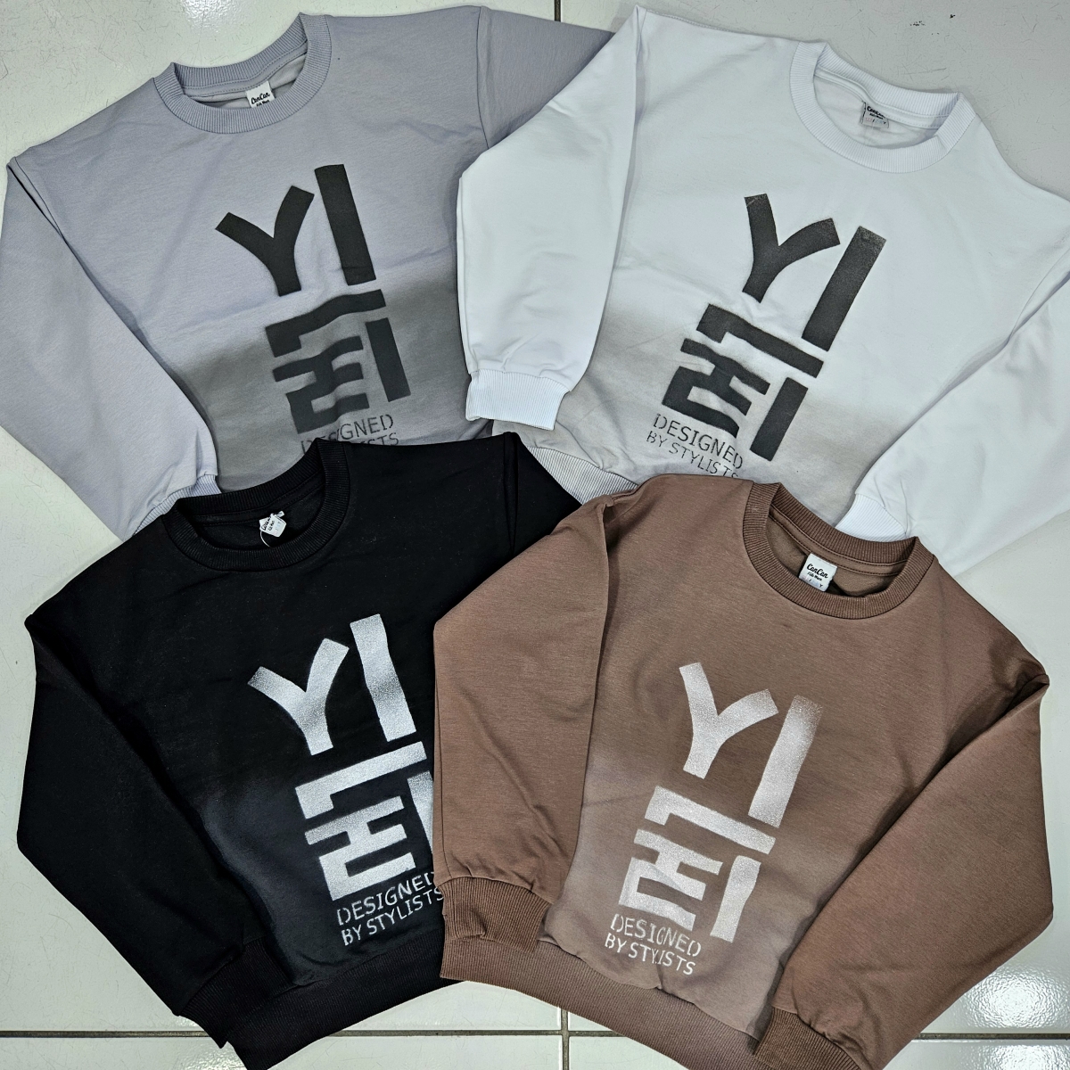 SWEAT YI BAS  OVERSIZE U.KOL IKI IP