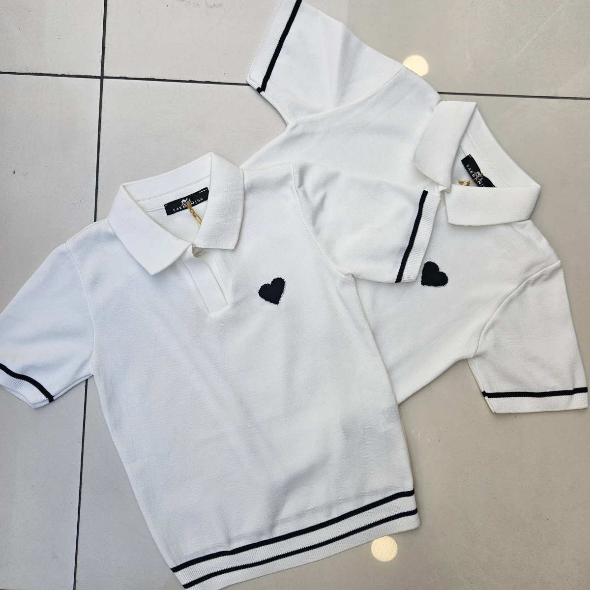 T-SHIRT KALPLI KOL SERITLI TRIKO K.KOL