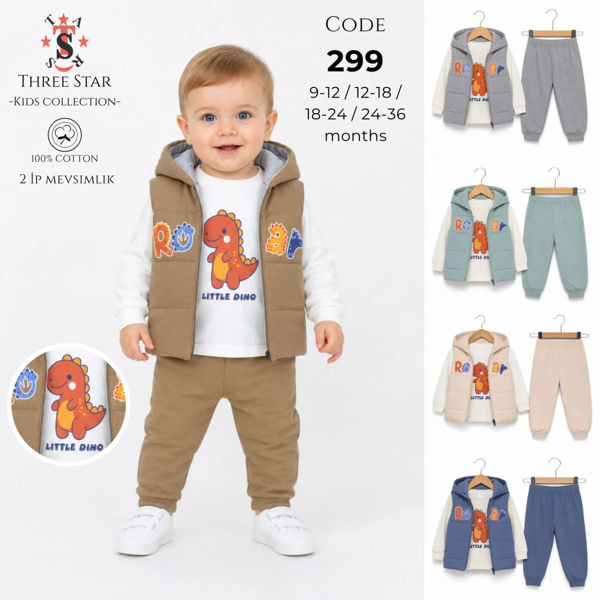 TAKIM ERKEK UC PARCA ROAR BASK. FERMUARLI