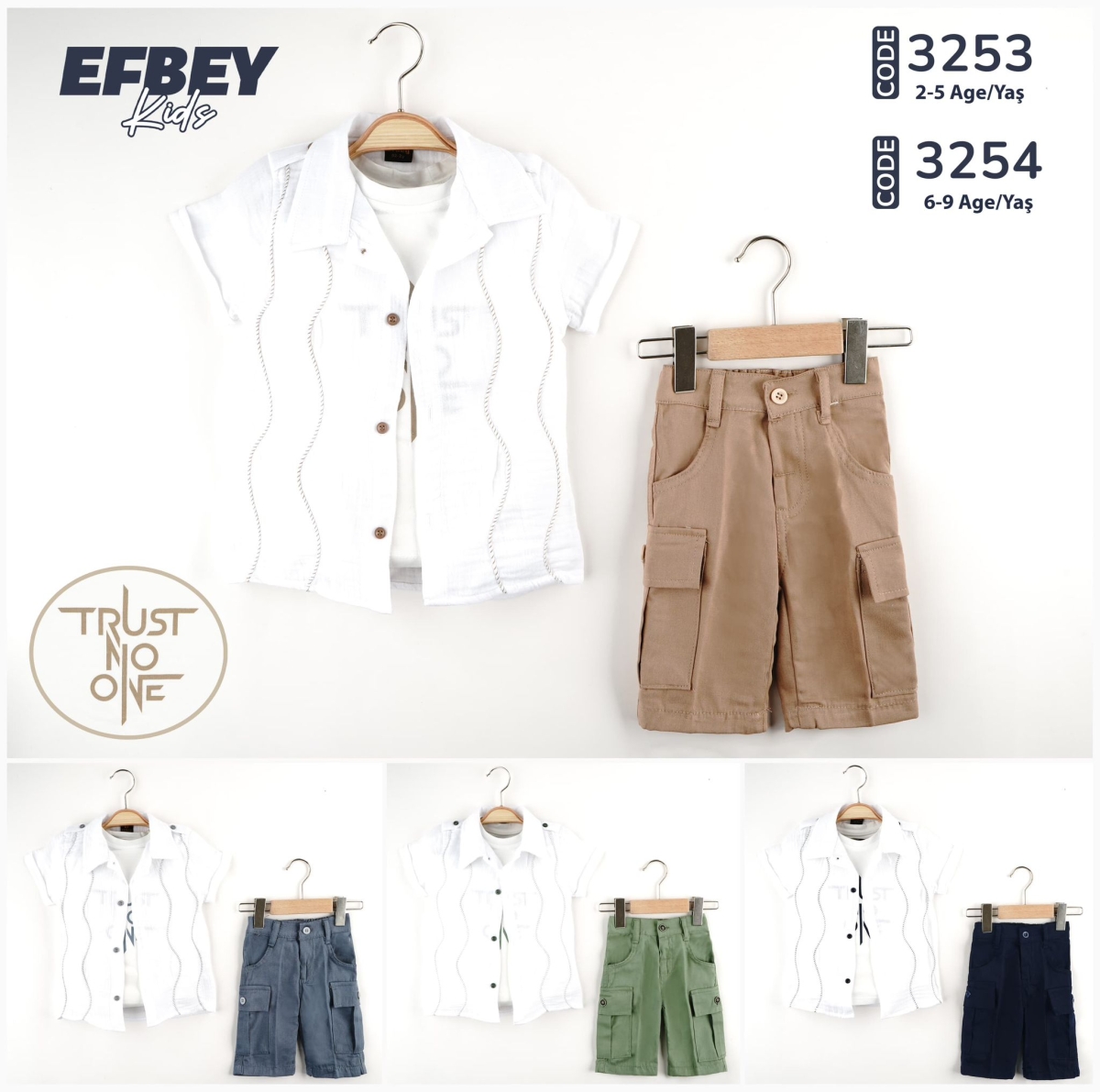 TAKIM GOMLEK BEYAZ DUZ BIYELI K.KOL