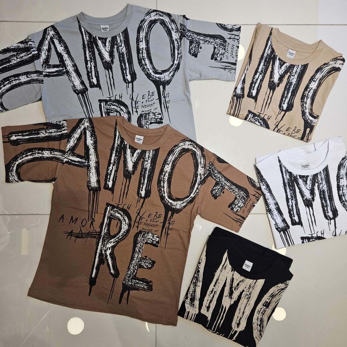 TSHIRT AMO BAS GARSON K.KOL