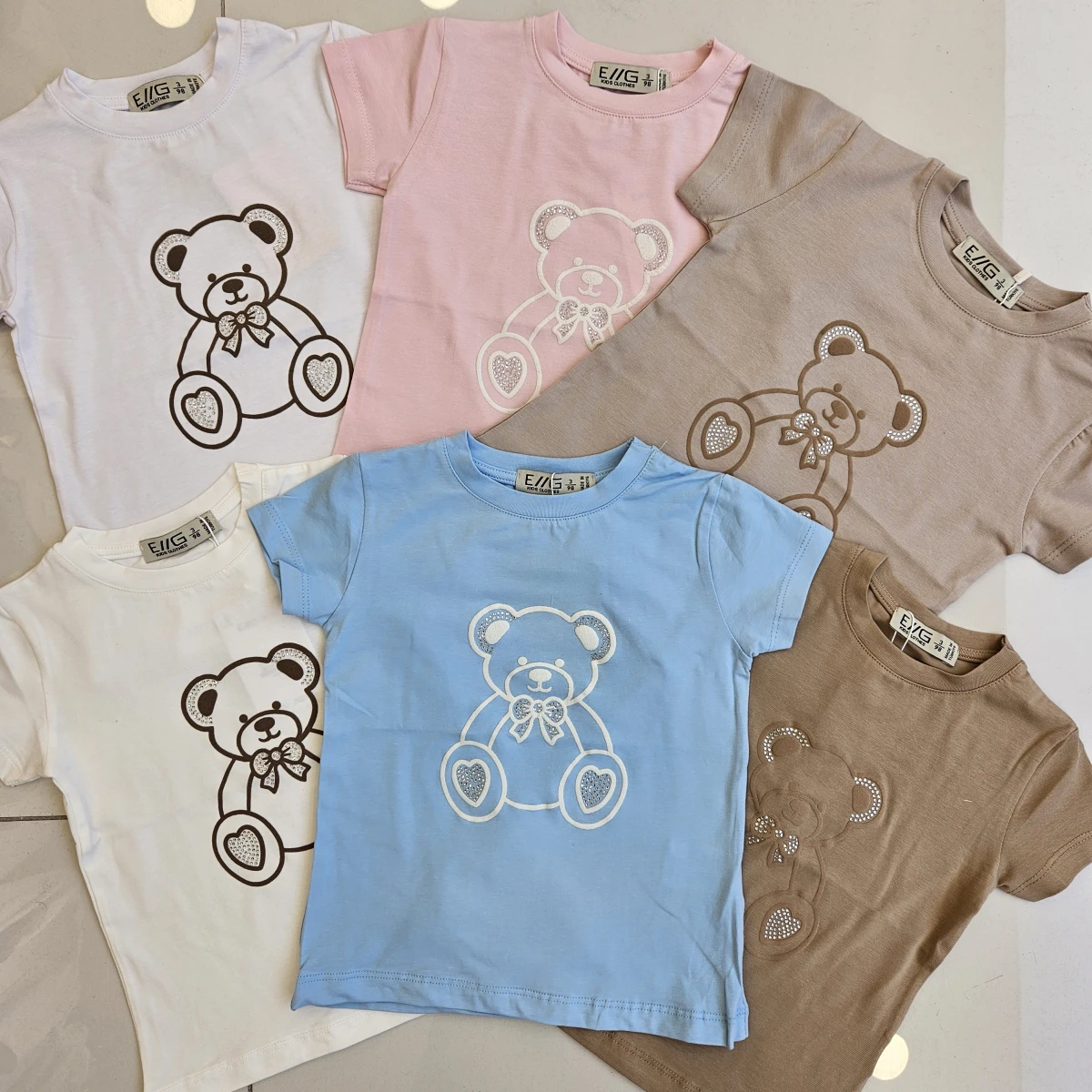 TSHIRT AYICIK BAS TASLI K.KOL