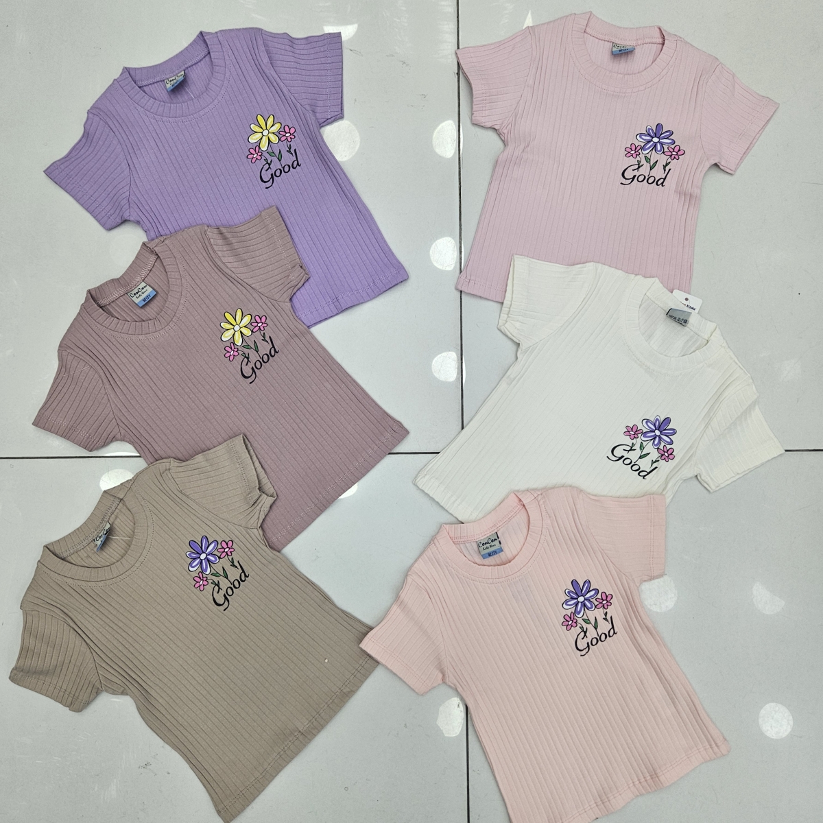 TSHIRT CICEK BAS K.KOL