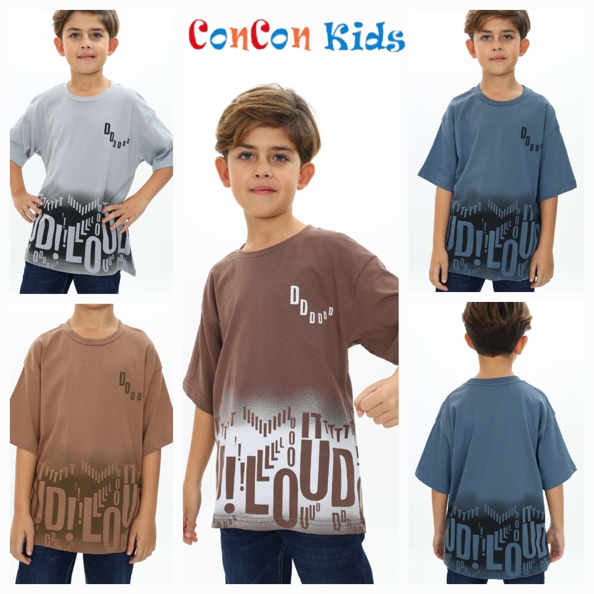 TSHIRT DDDD BAS ARKA BAS OVERSIZE K.KOL