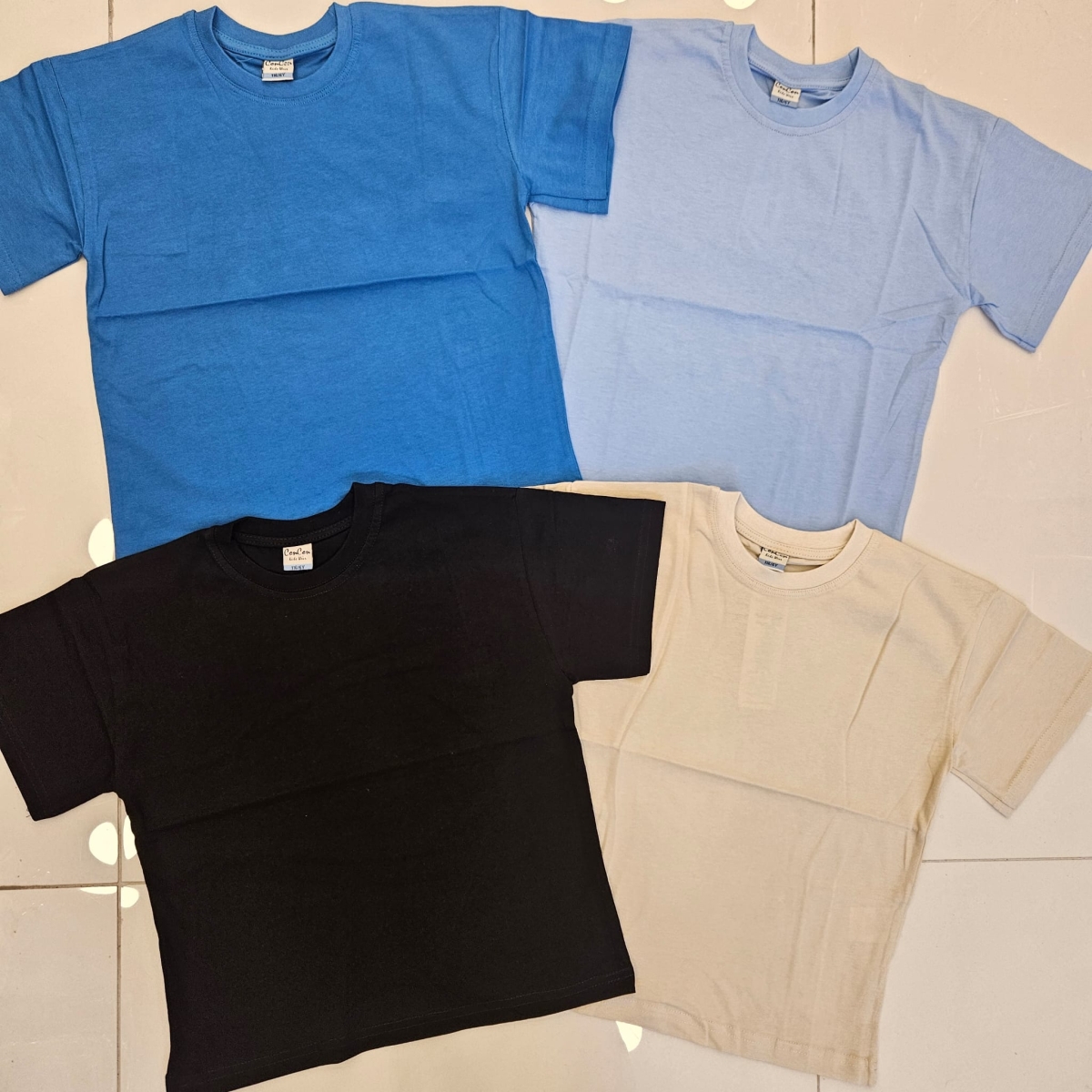 TSHIRT DUZ GENIS KESIM COCUK K.KOL
