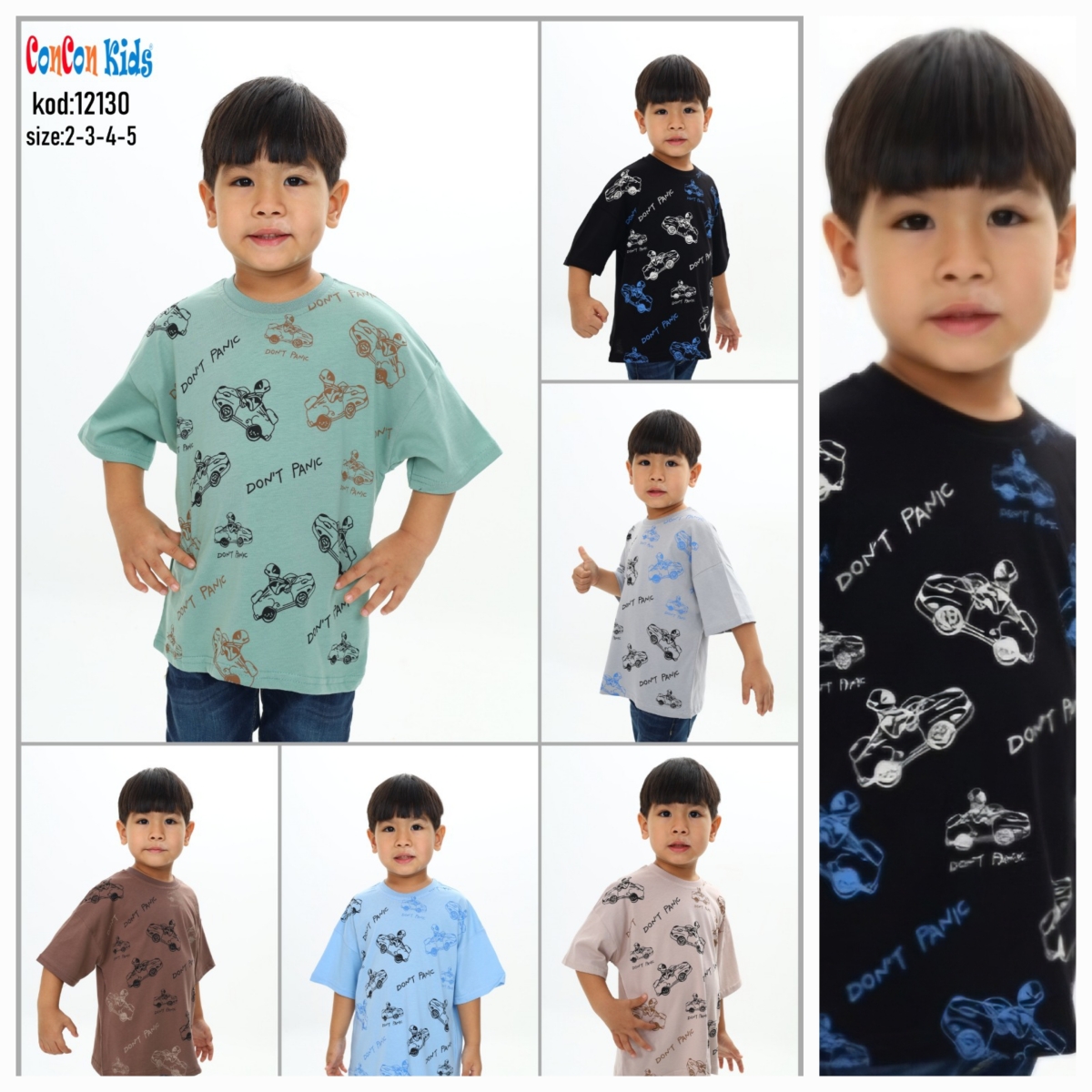 TSHIRT ERKEK ARABA BASK. OVERSIZE K KOL