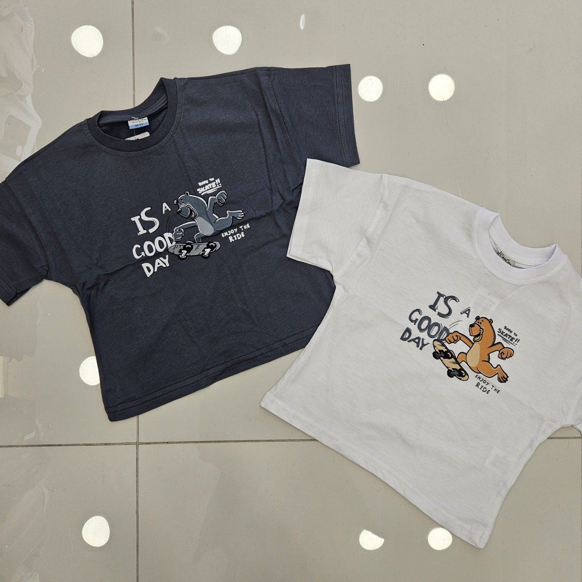 TSHIRT ERKEK AYI BASK. OVERSIZE K KOL