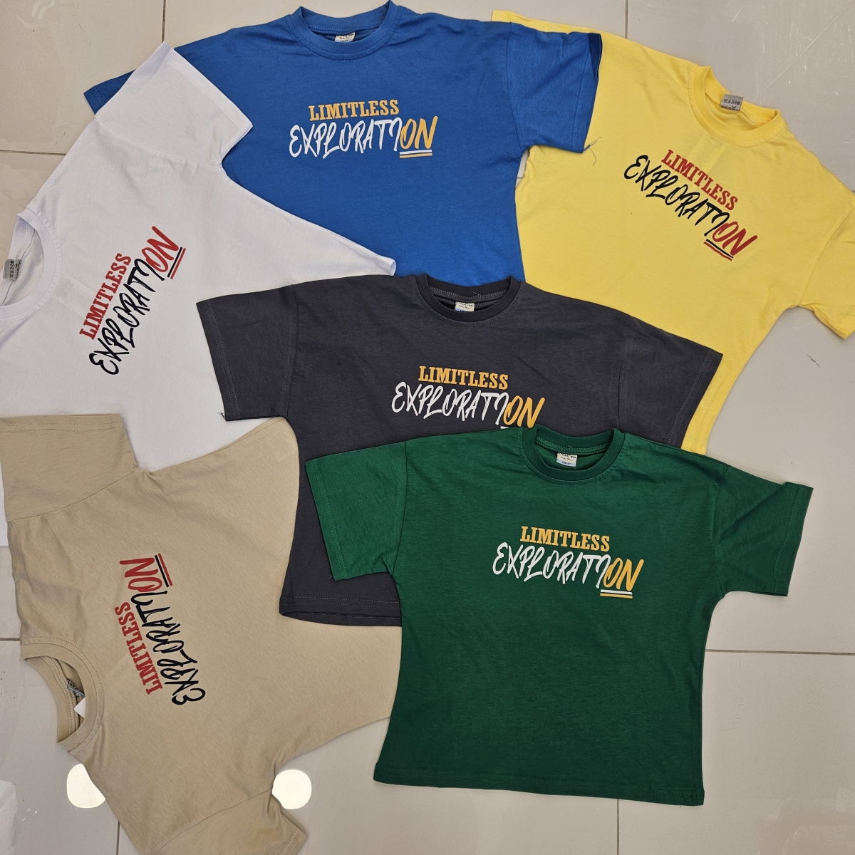 TSHIRT ERKEK LIMILESS BASK. OVEERSIZE K KOL