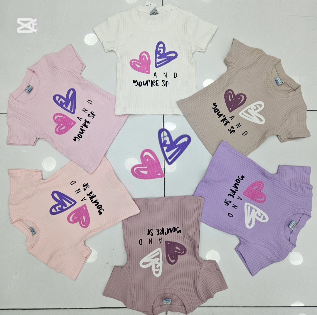 TSHIRT FITILLI IKI KALPLI K.KOL