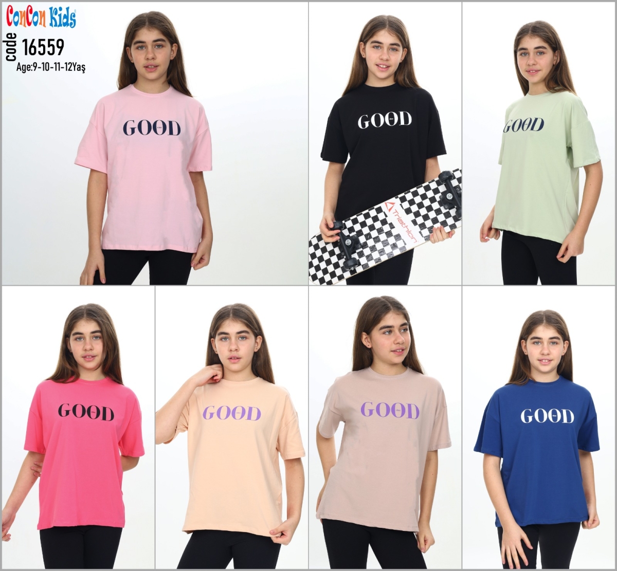 TSHIRT GOOD BAS OVERSIZE K.KOL