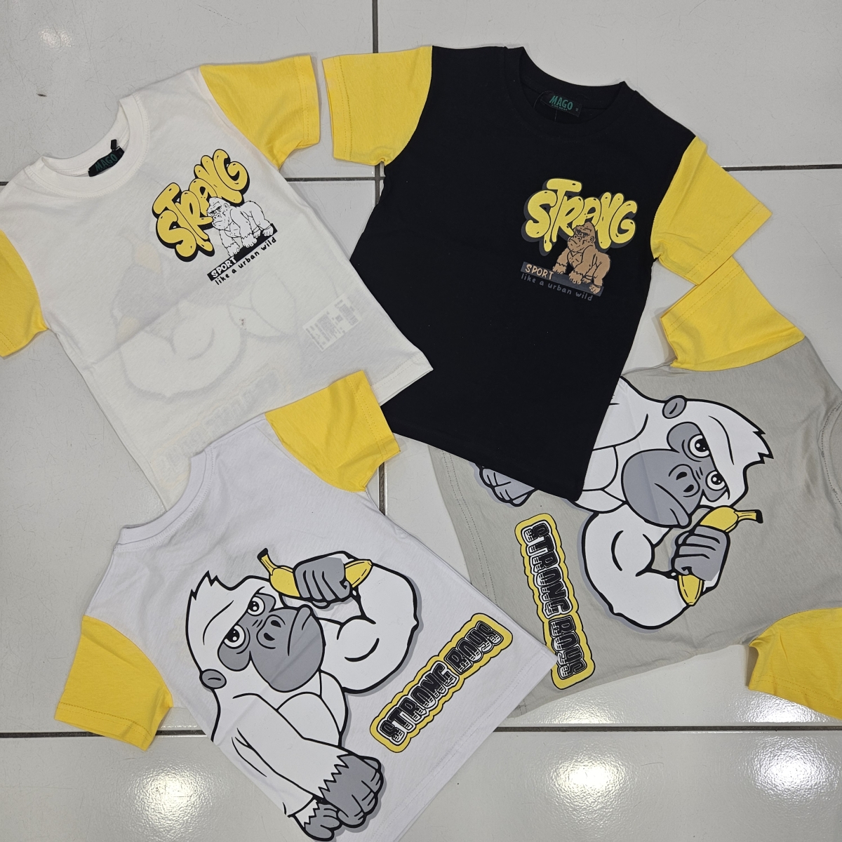 TSHIRT GORIL STRING BAS K.KOL