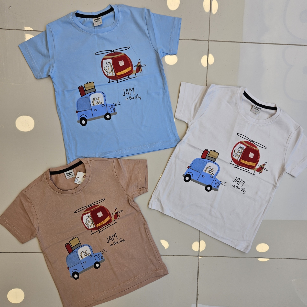 TSHIRT HELIKOPTER BASK. CAM AKSESUARLI K.KOL