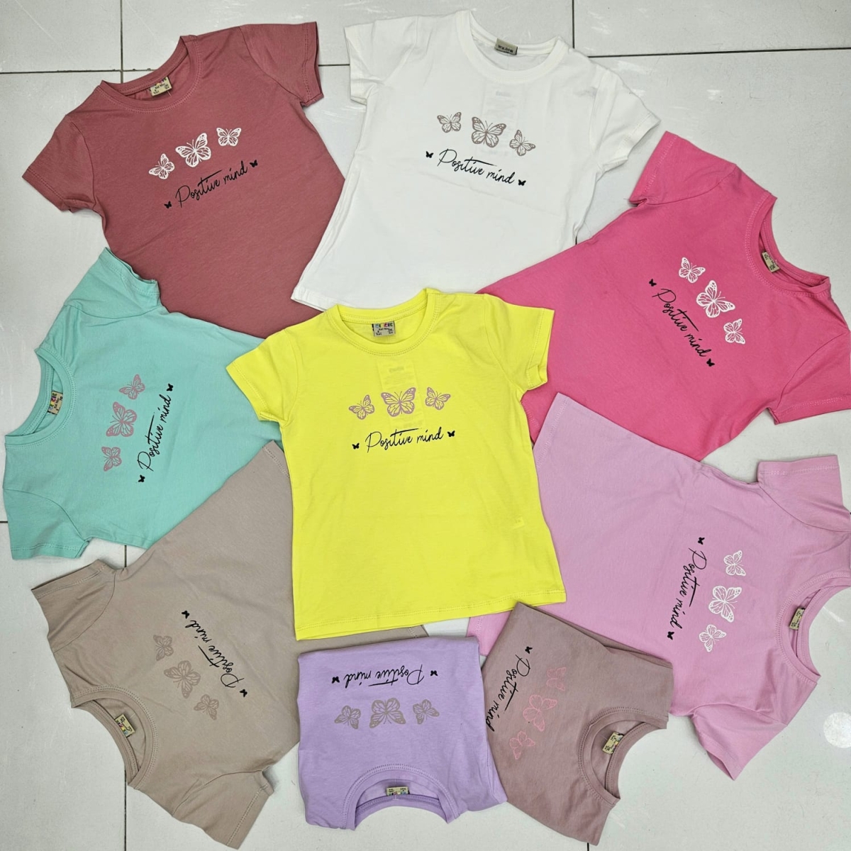 TSHIRT KELEBEK BAS K.KOL