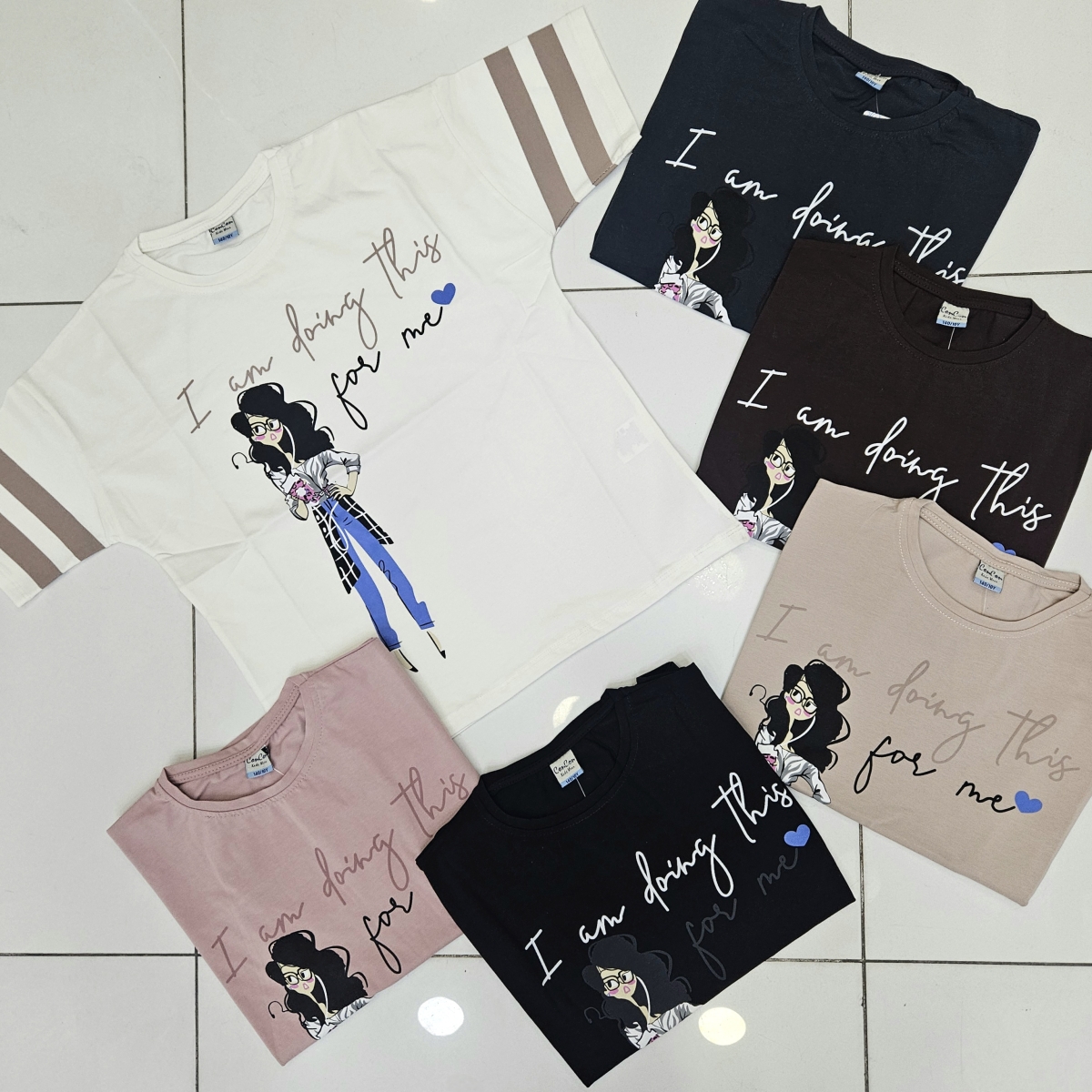 TSHIRT KIZ KOL BAS K.KOL