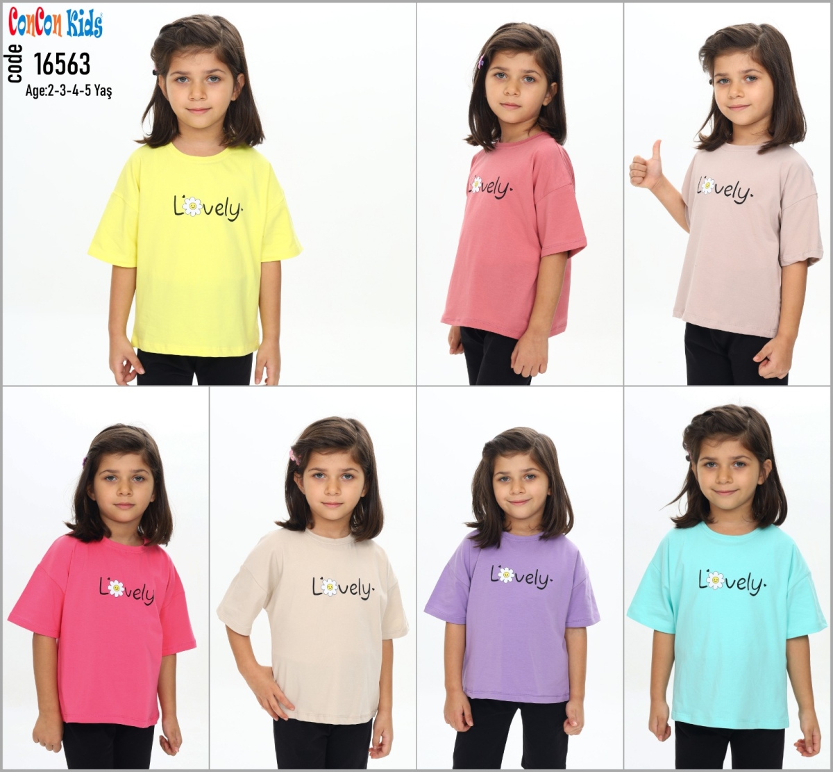 TSHIRT LOVELY BAS OVERSIZE K.KOL