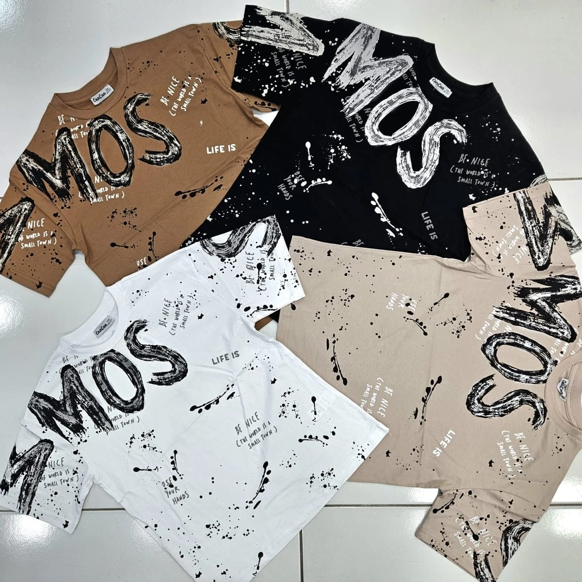 TSHIRT MOSS BAS K.KOL