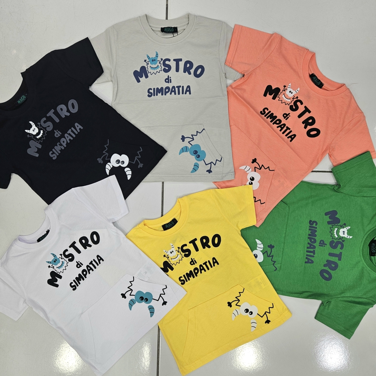 TSHIRT MOSTRO BASK. K.KOL