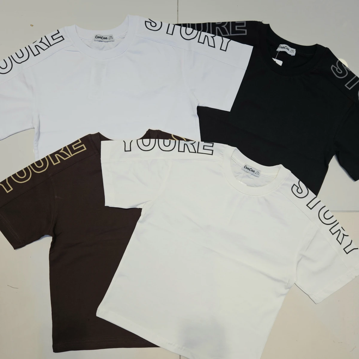 TSHIRT OMUZ BASKILI K.KOL
