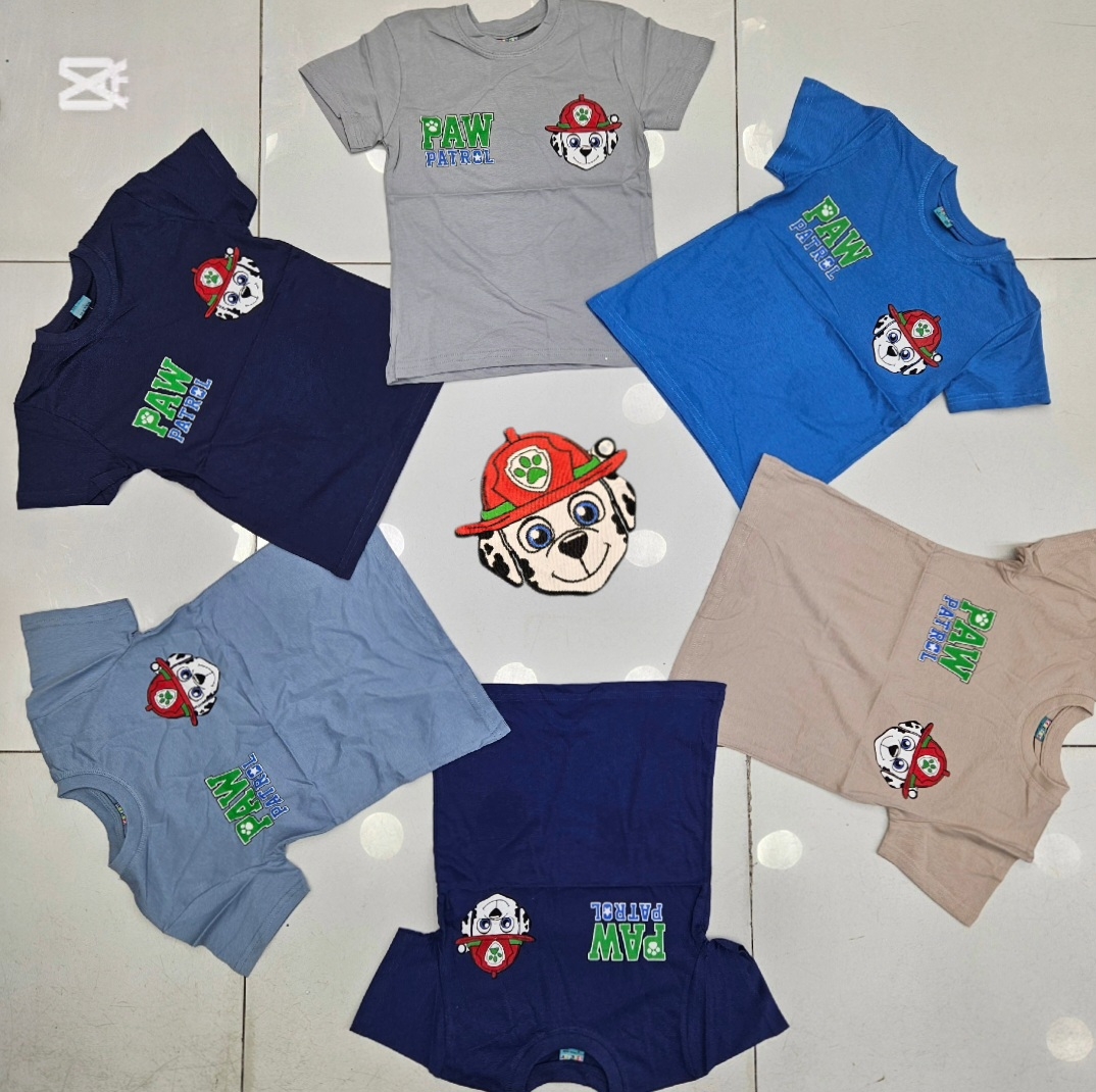 TSHIRT PAW BAS K.KOL