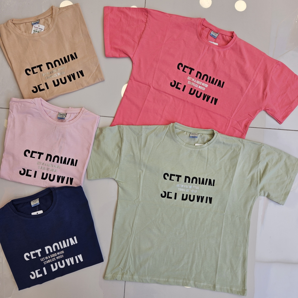 TSHIRT SET DOWN BAS VARAK OVERSIZE K.KOL