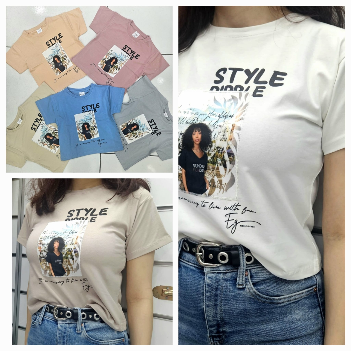 TSHIRT STYLE BAS K.KOL