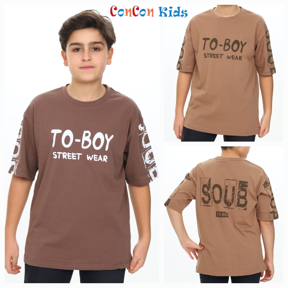 TSHIRT T-BOY BAS ARKA OVERSIZE K.KOL