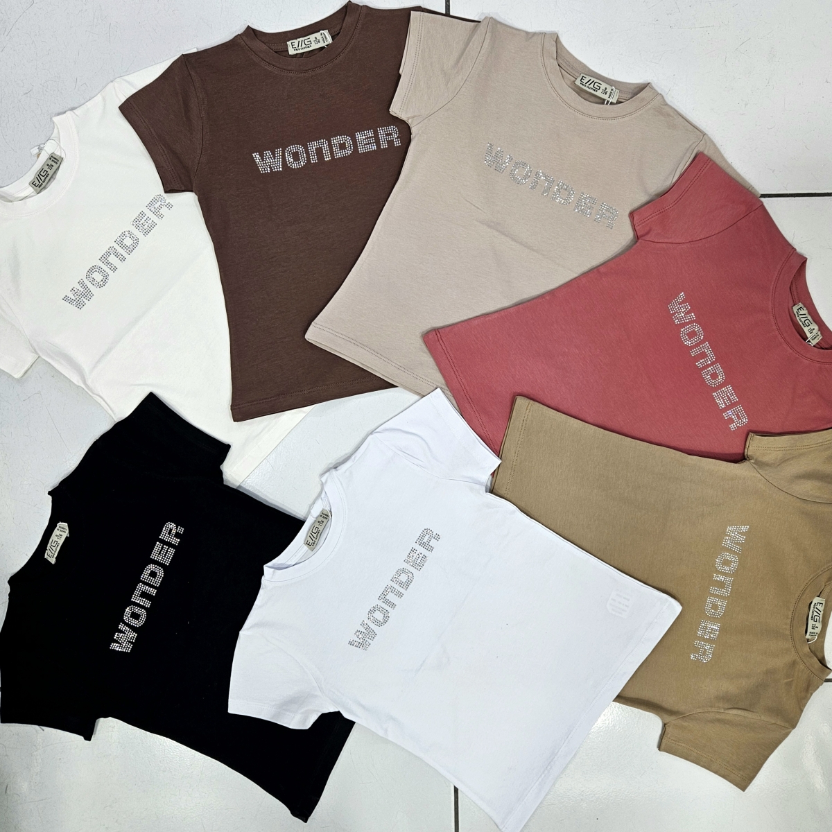 TSHIRT WONDER TASLI K.KOL