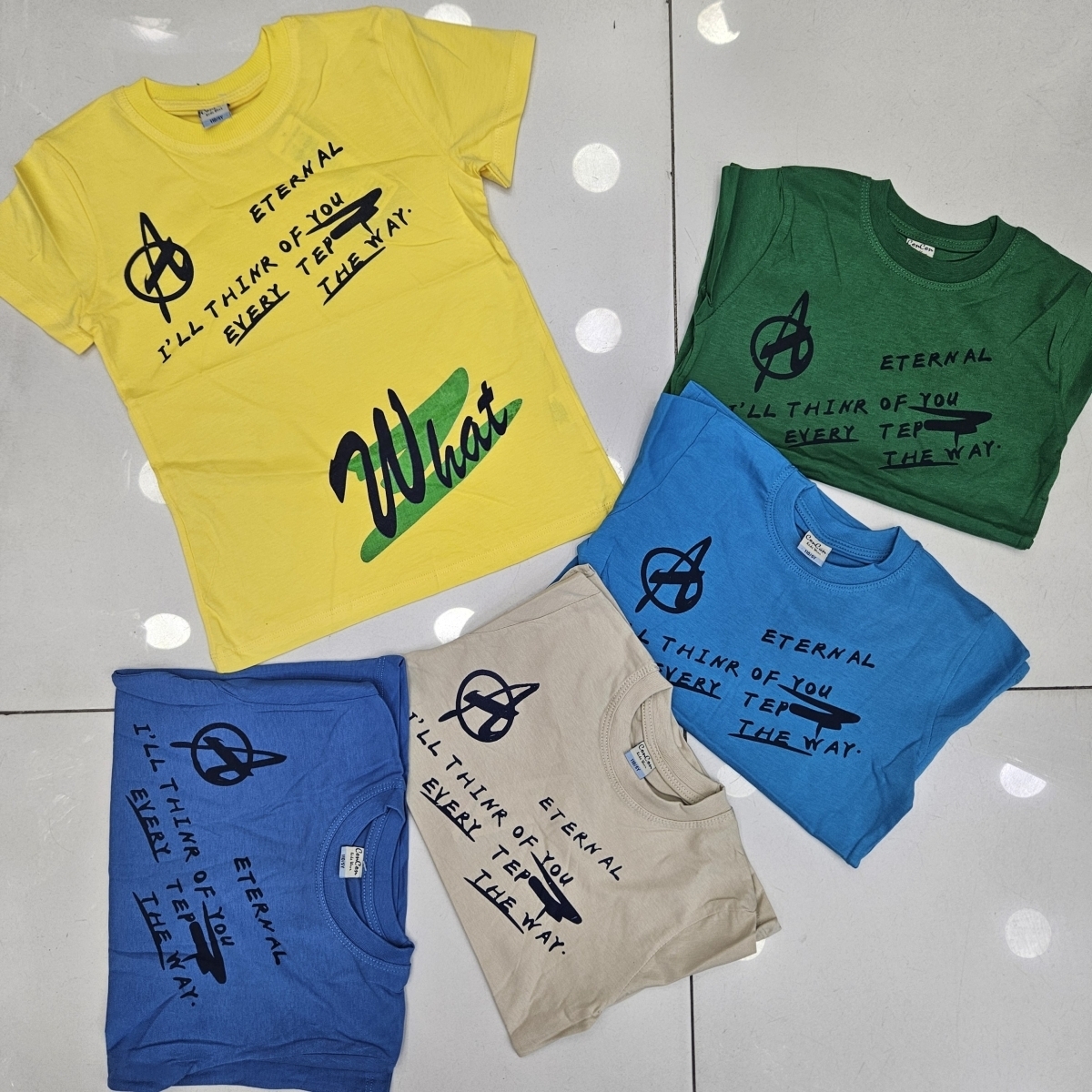 TSHIRT YAZI BAS ERKEK K.KOL