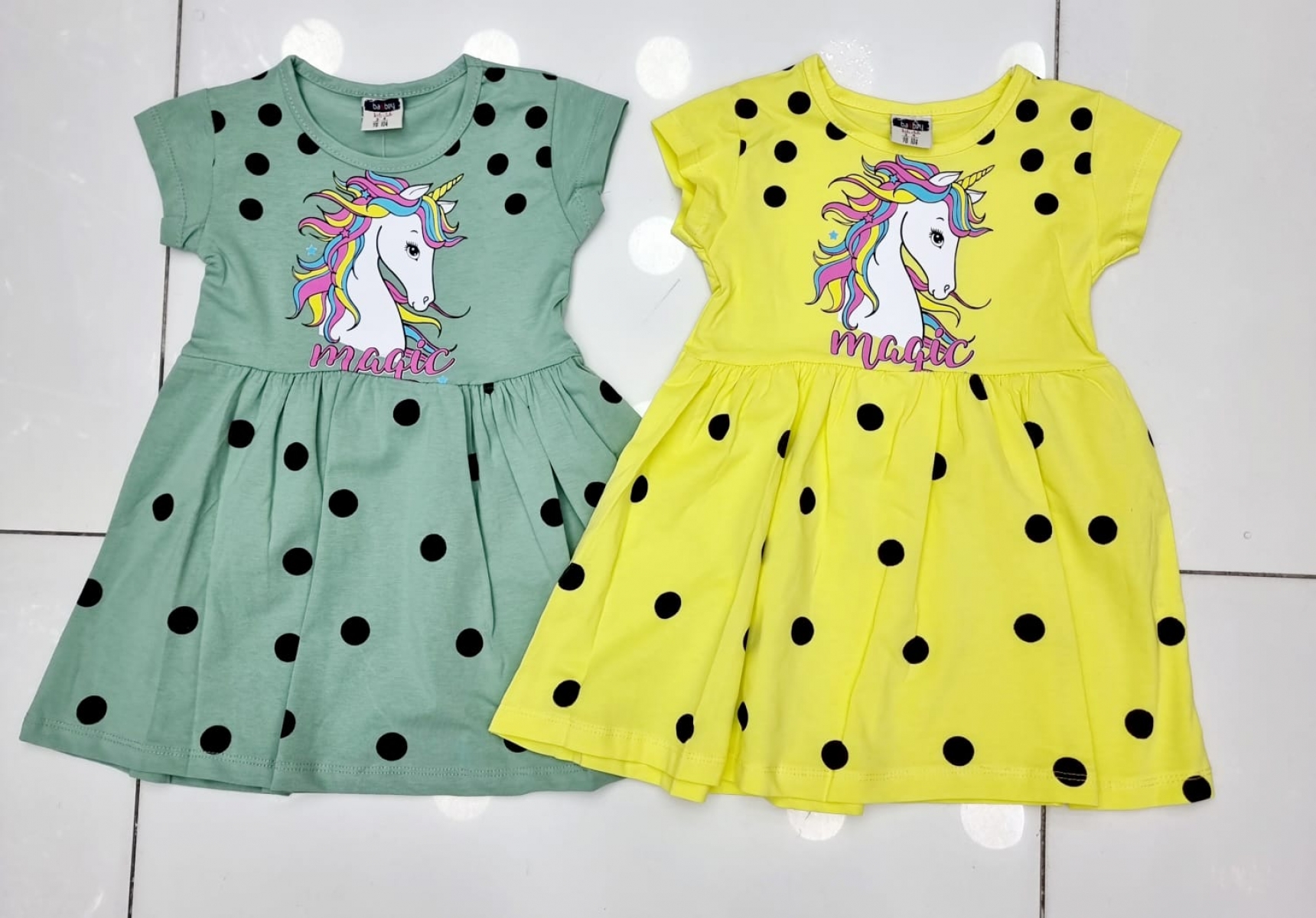 ELBISE KIZ UNICORN BASK. K KOL 
