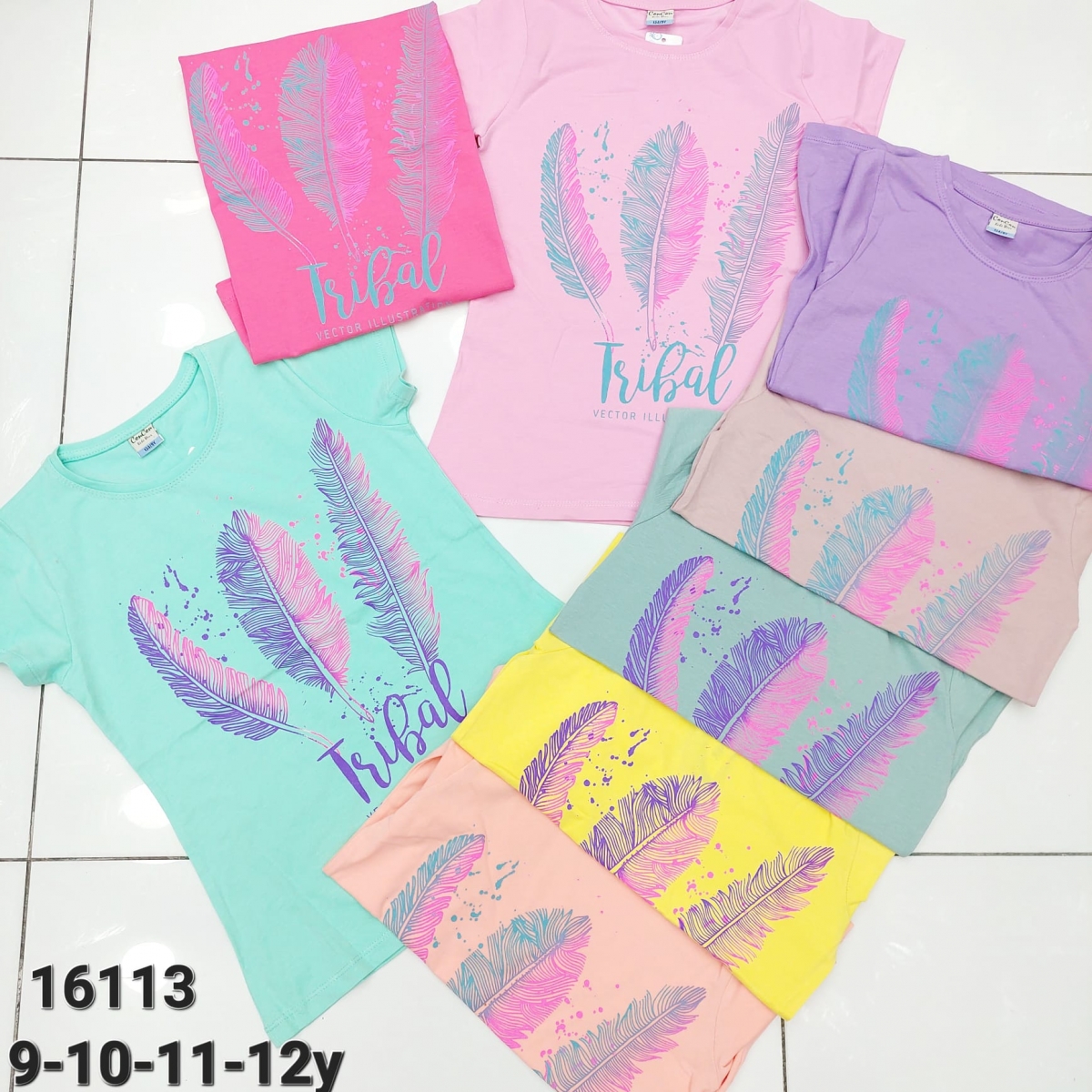 TSHIRT SOYUT YAPRAK KIZ BAS K.KOL