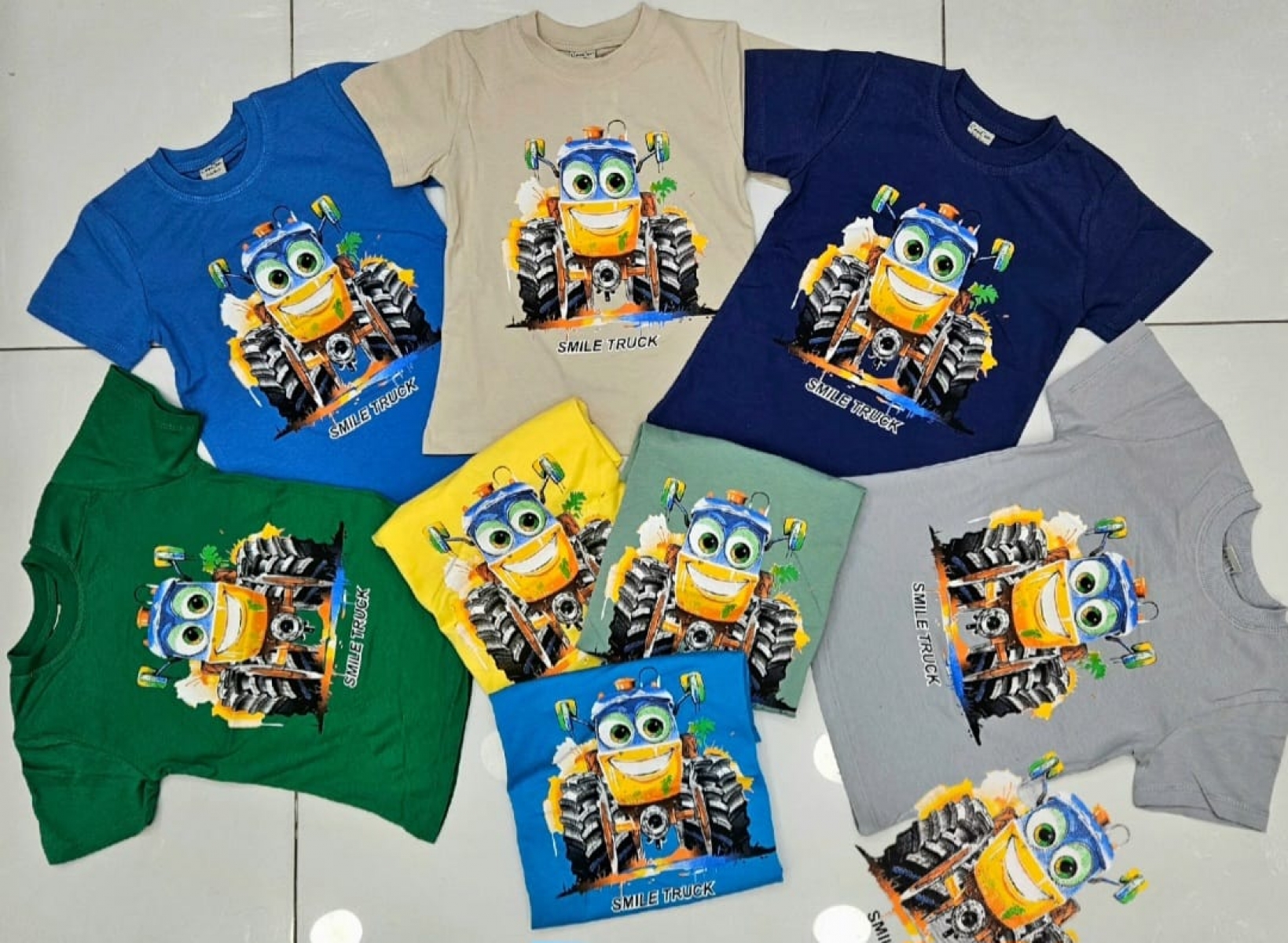 TSHIRT TRAKTOR BAS K.KOL