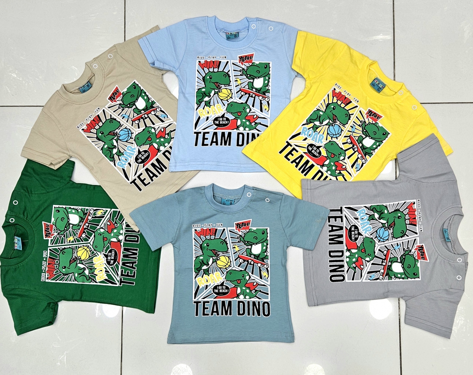 TSHIRT DINAZOR BAS CITCITLI K.KOL