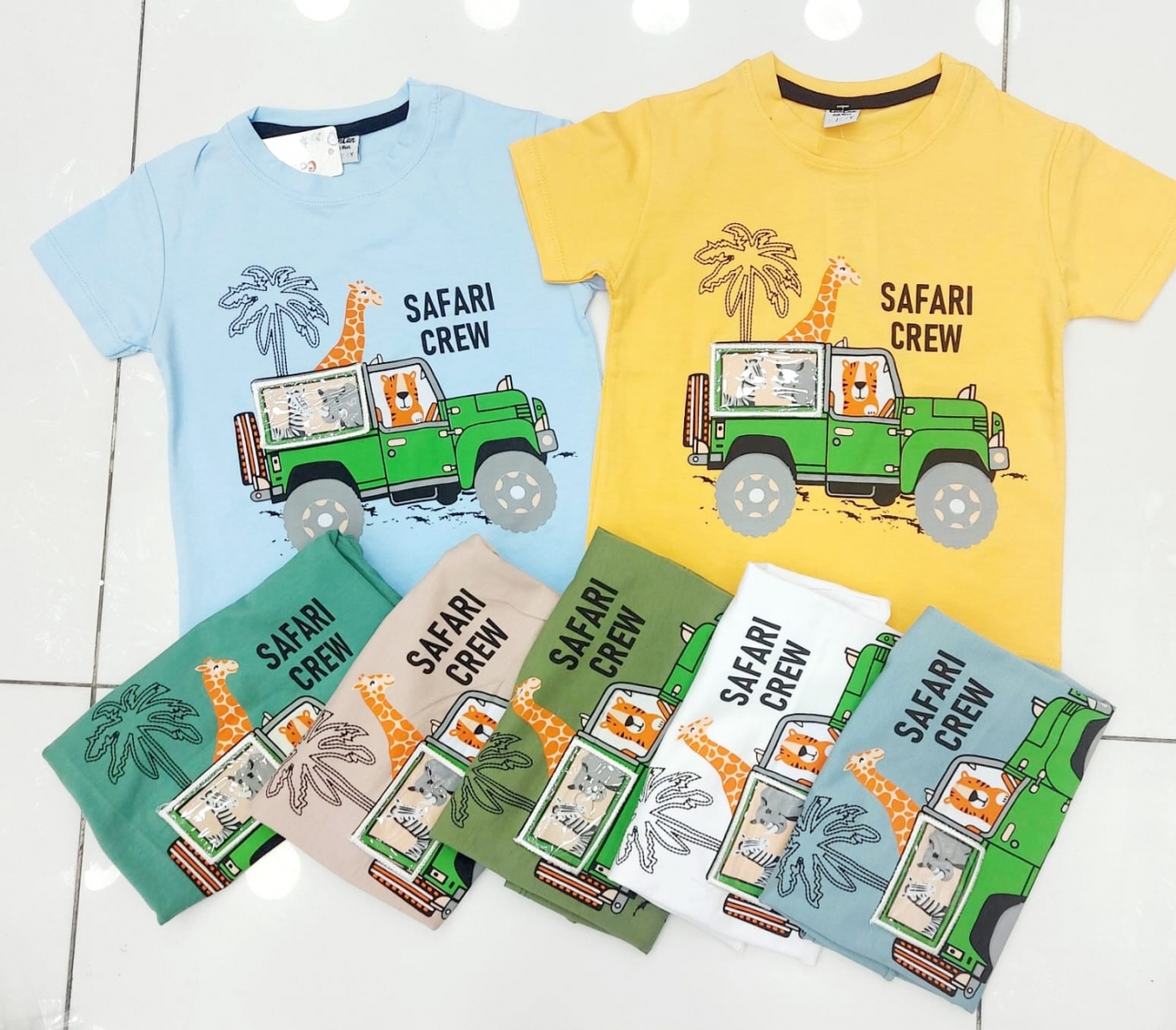 TSHIRT SAFARI BAS  K.KOL