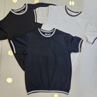 SWEAT ORME RIBANALI U.KOL LIKRA KUMAS