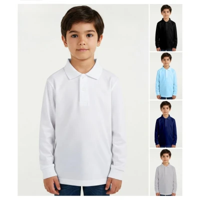 SWEATSHIRT POLO YAKA UZUN KOL DUGMELI GEZ