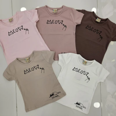 T-SHIRT MEOV BAS K.KOL