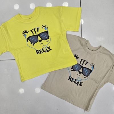 TSHIRT ERKEK GOZLUKLU RELAX BASK. K KOL