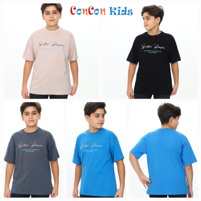 TSHIRT ERKEK SPORTIVE BASK. OVERSIZE K KOL