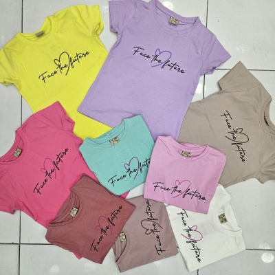 TSHIRT FACE KALP BAS K.KOL