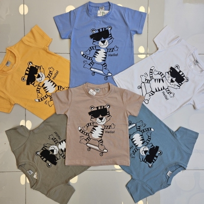 TSHIRT GOZLUKLU ASLAN BAS K.KOL