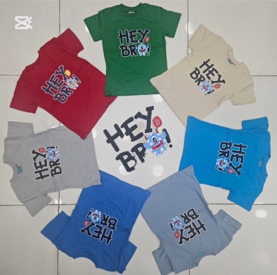 TSHIRT HEY  BAS K.KOL